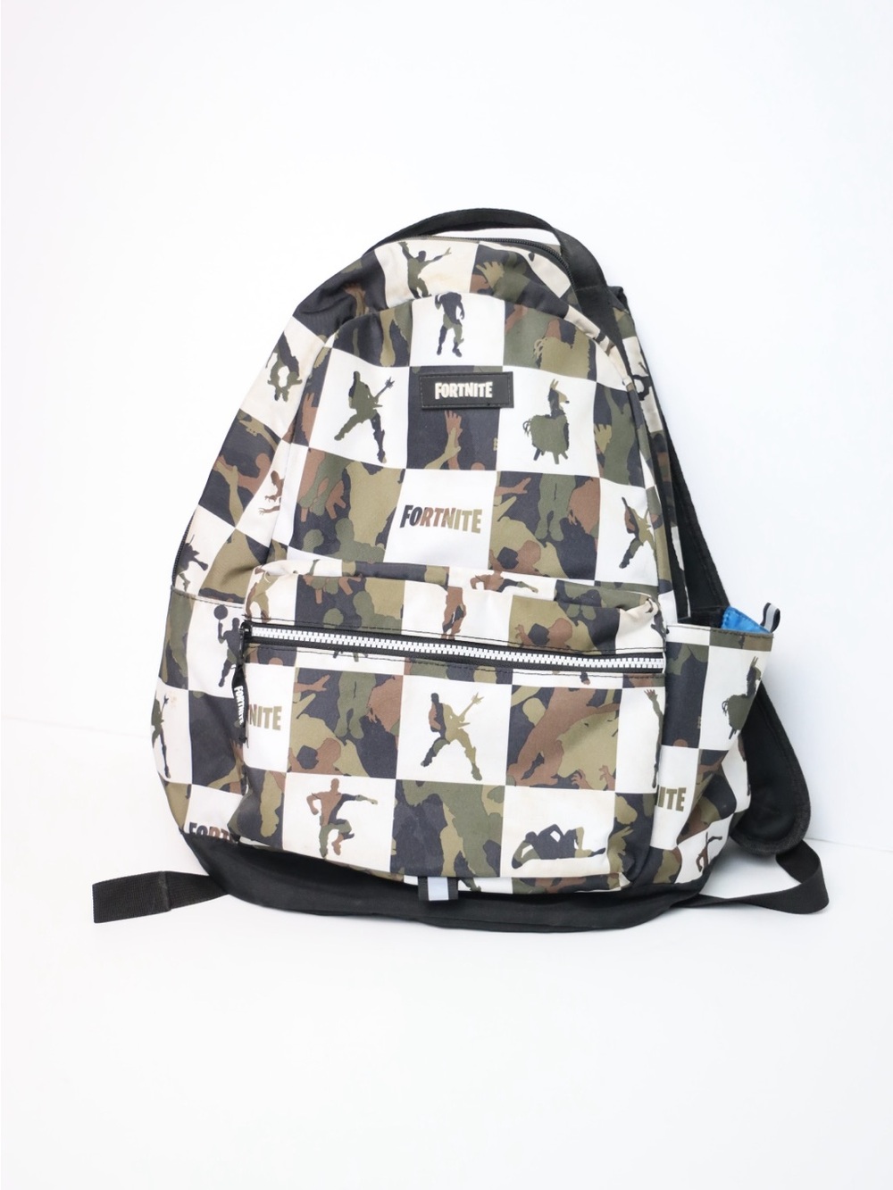 Fortnite Kids Camo Check Backpack - Green